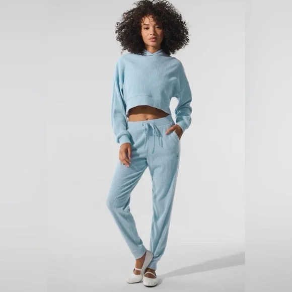 NWT ALO Yoga Muse Hoodie Celestial blue XS - Picture 6 of 10